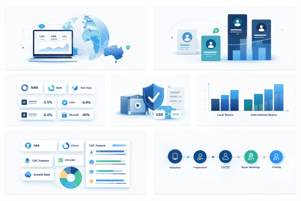 SaaS Valuation Multiples Australia 2026 – International Buyer Access